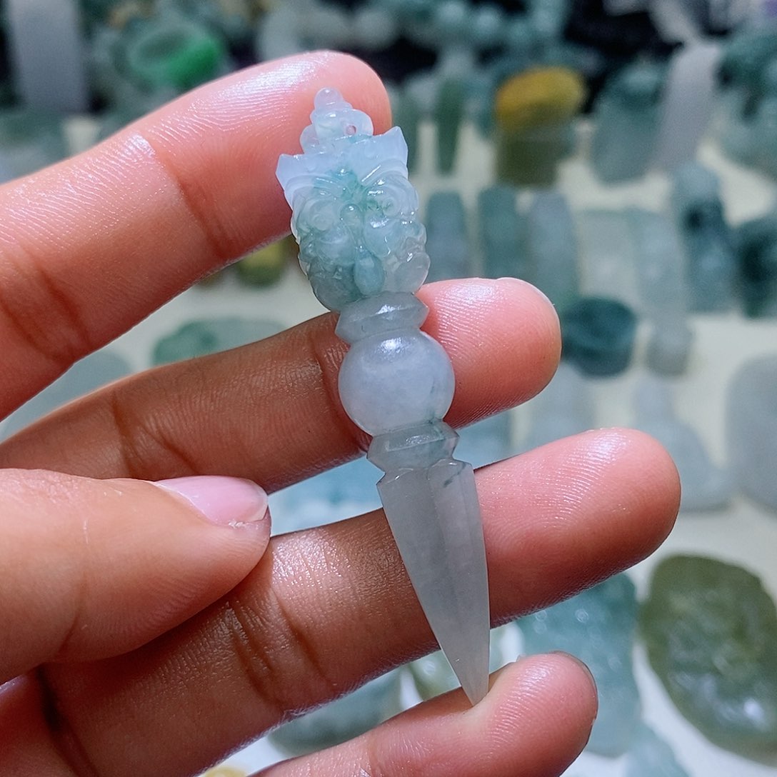 定制翡翠未镶嵌毛货