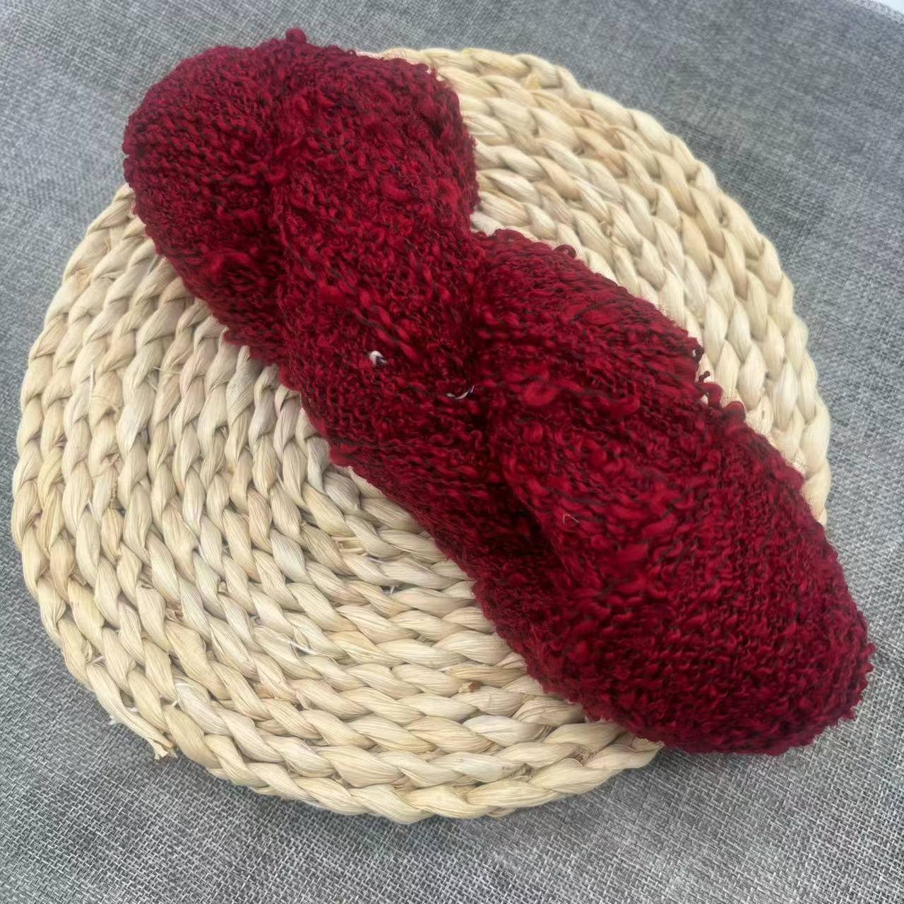 【不是成品】雪花手工家用AB线编织毛线团100克/1团