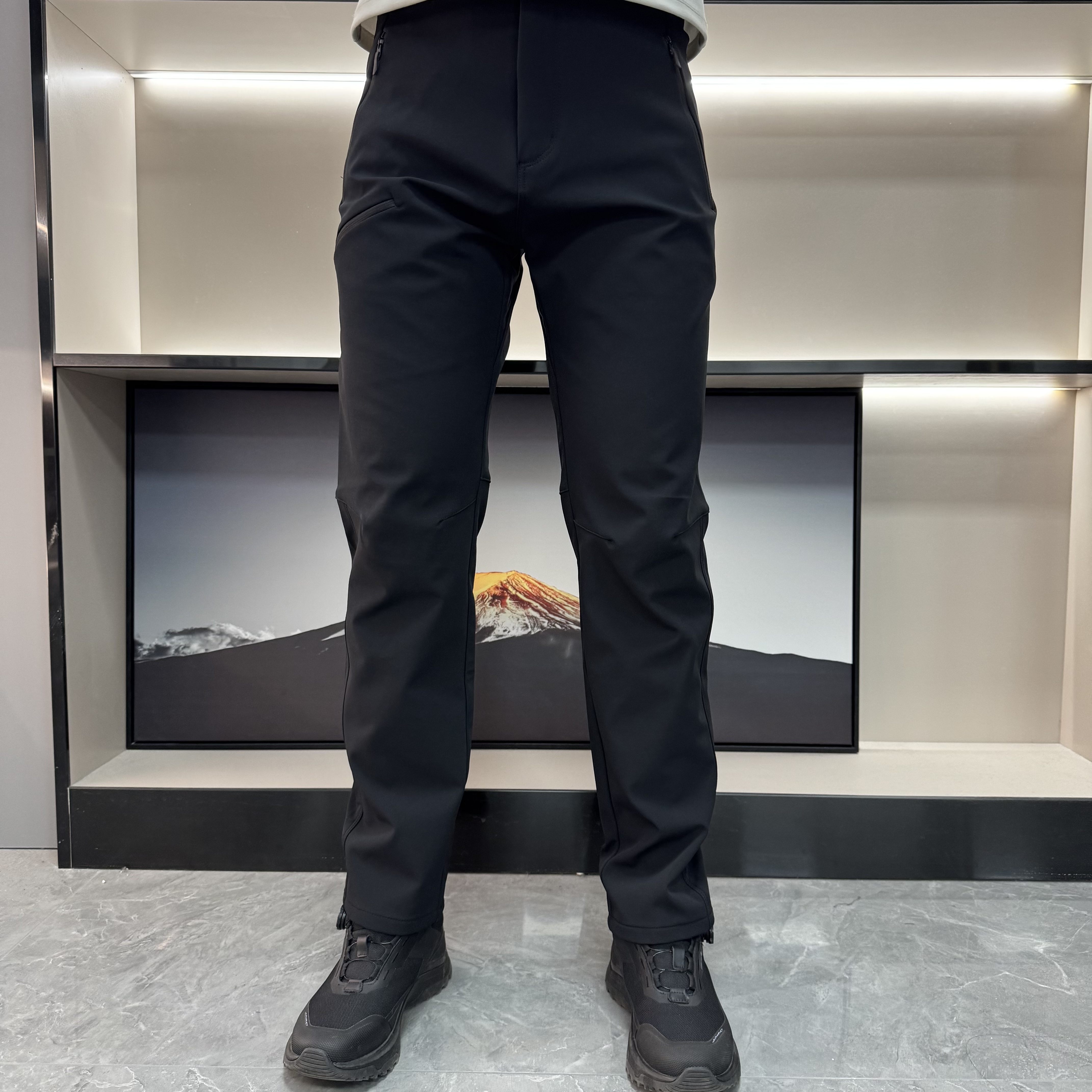 5102男士高品质商务休闲直筒修身显瘦保暖加绒户外裤