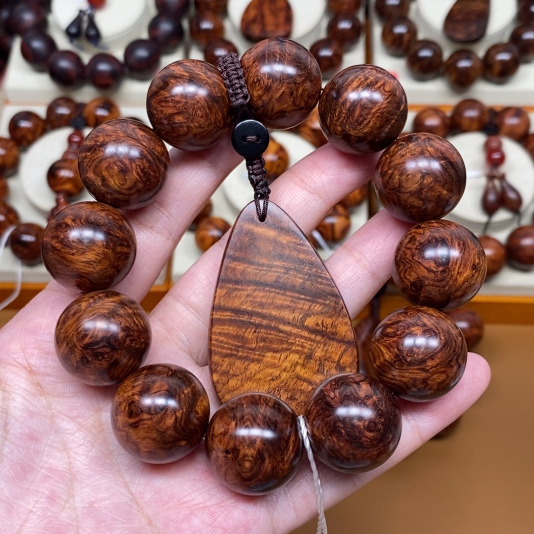 一***沙黄花梨/降香黄檀手串/手链