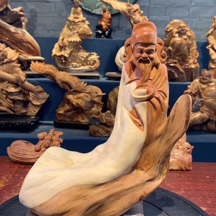 柏木（崖柏）根雕摆件