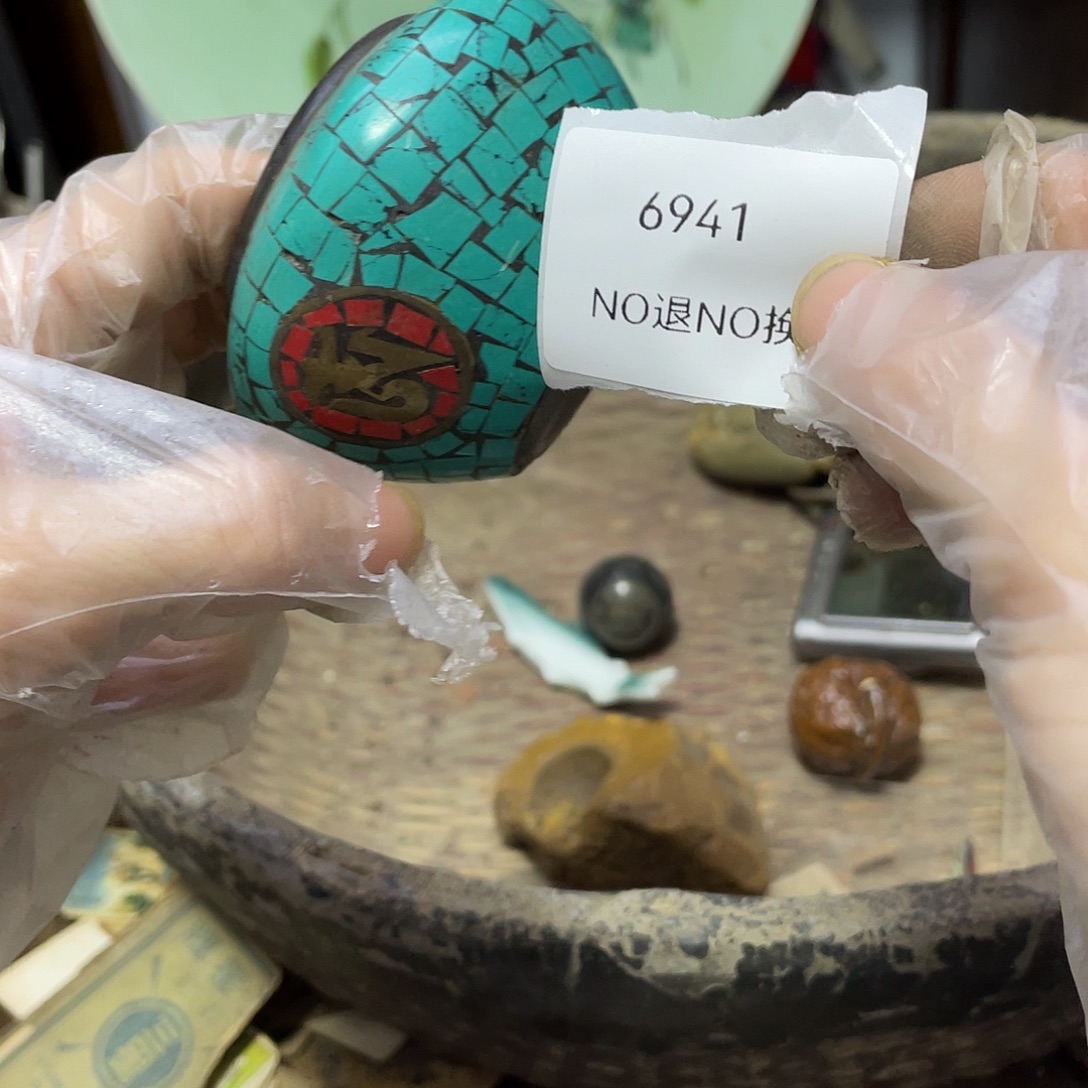 渔***厨瓷片6941号工艺品