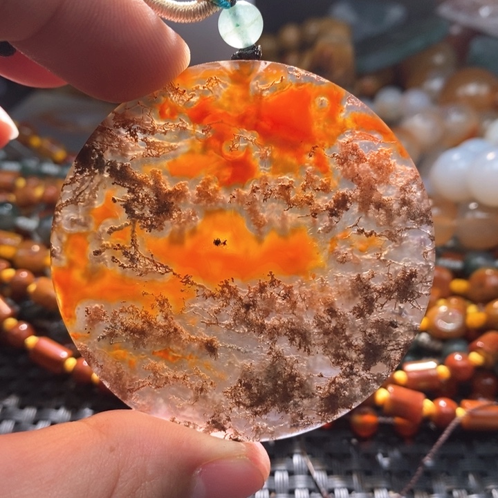 【闪购商品】玛瑙/玉髓颈饰未镶嵌悟****空