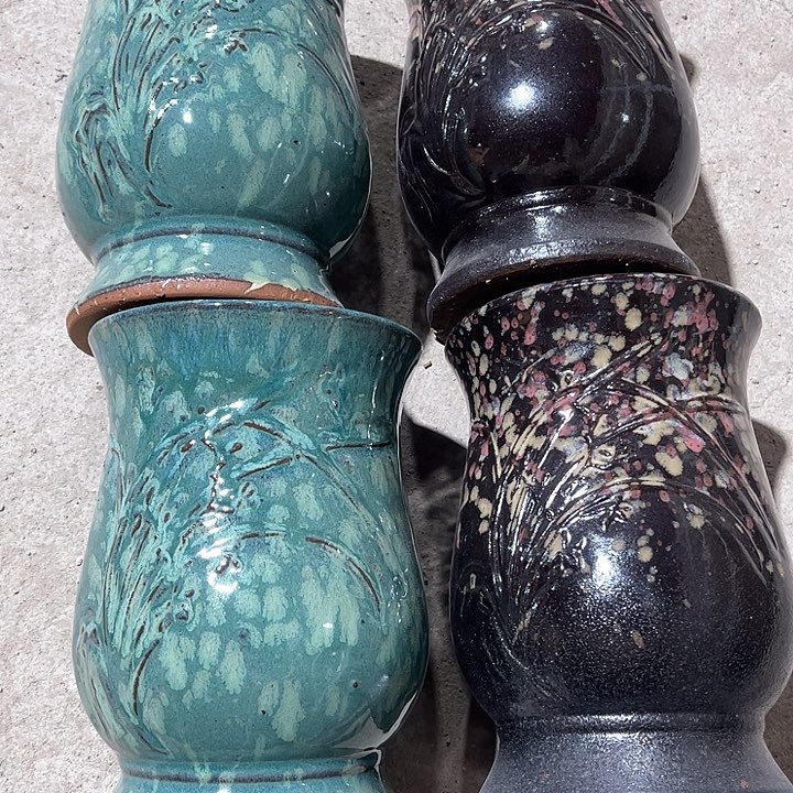 红陶口径14高度20四个正品