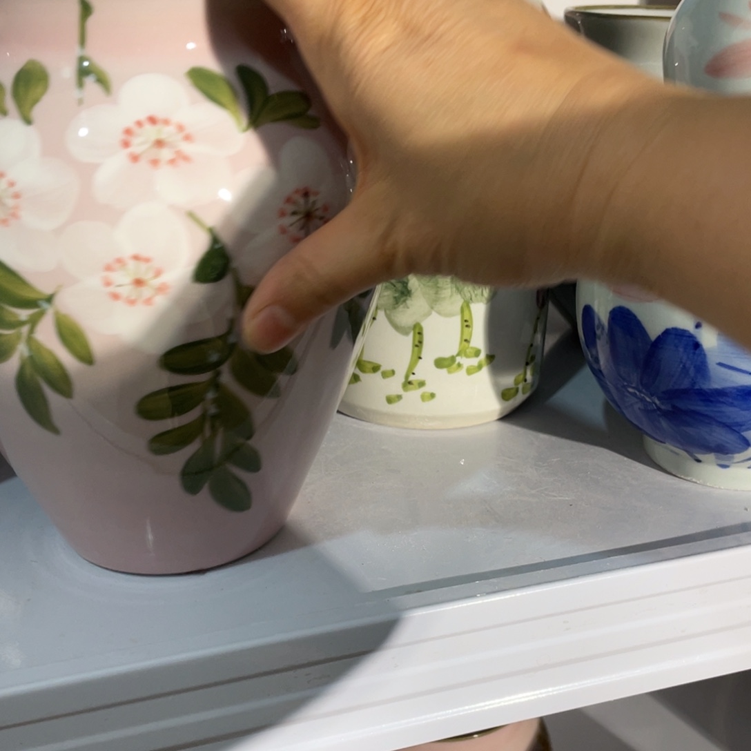 瓶景德镇手绘花瓶