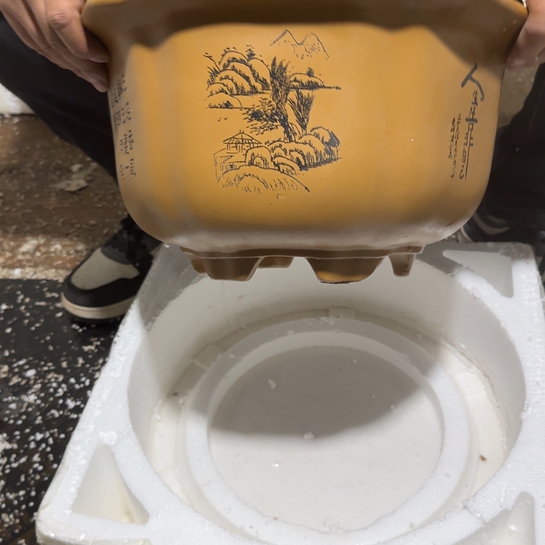 紫砂花盆口径27.15口径