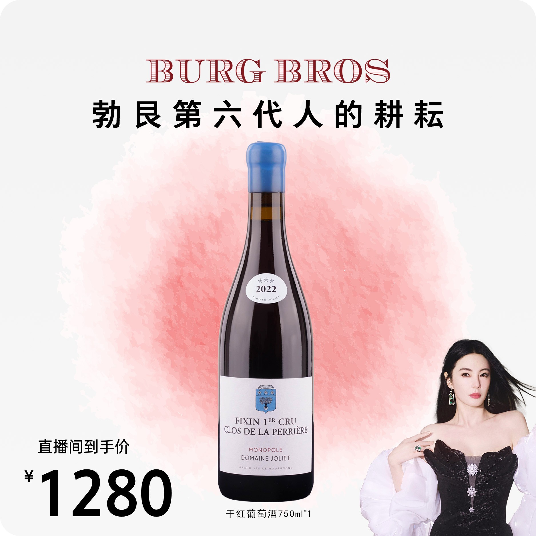 乔伊莱特酒庄菲克桑村佩丽一级独占园干红葡萄酒 2022