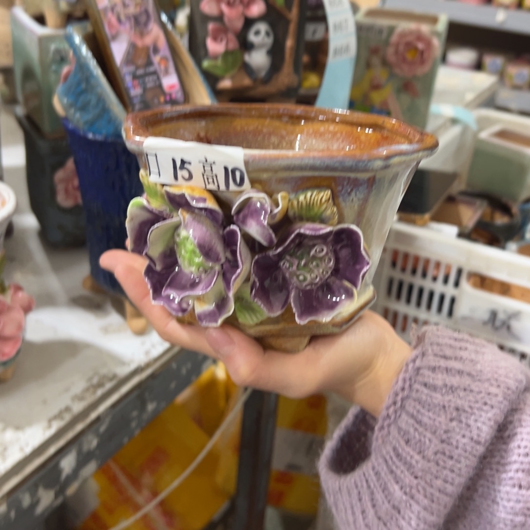 满18.8米包邮多肉花盆图片款2个