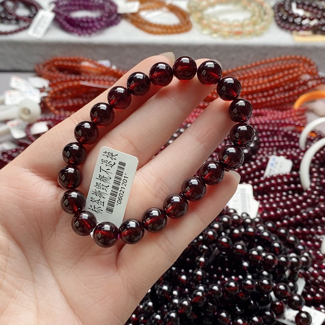 手链未镶嵌石榴石9.3mm