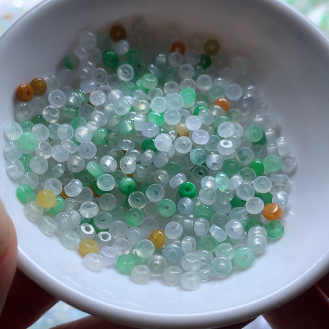 散珠翡翠多样性发货10颗卡3.5尺寸