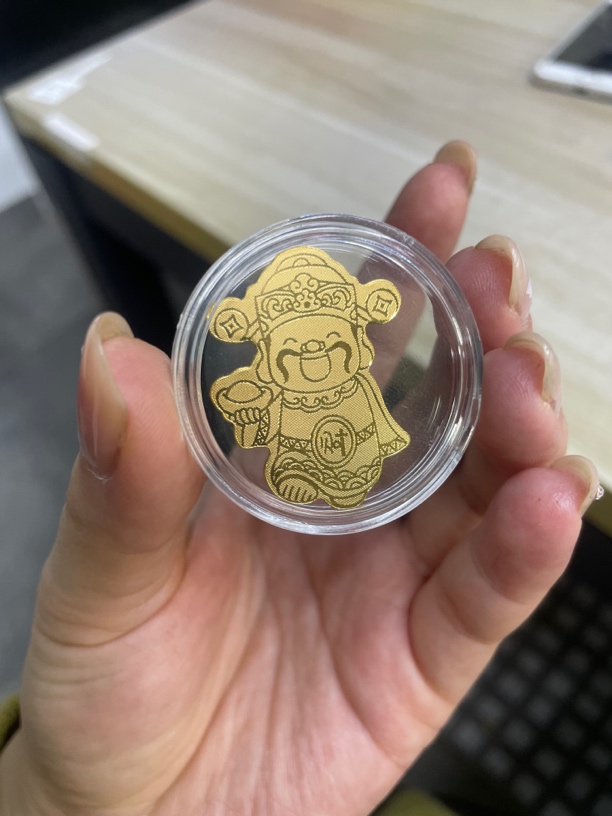 黄金财神手机贴片