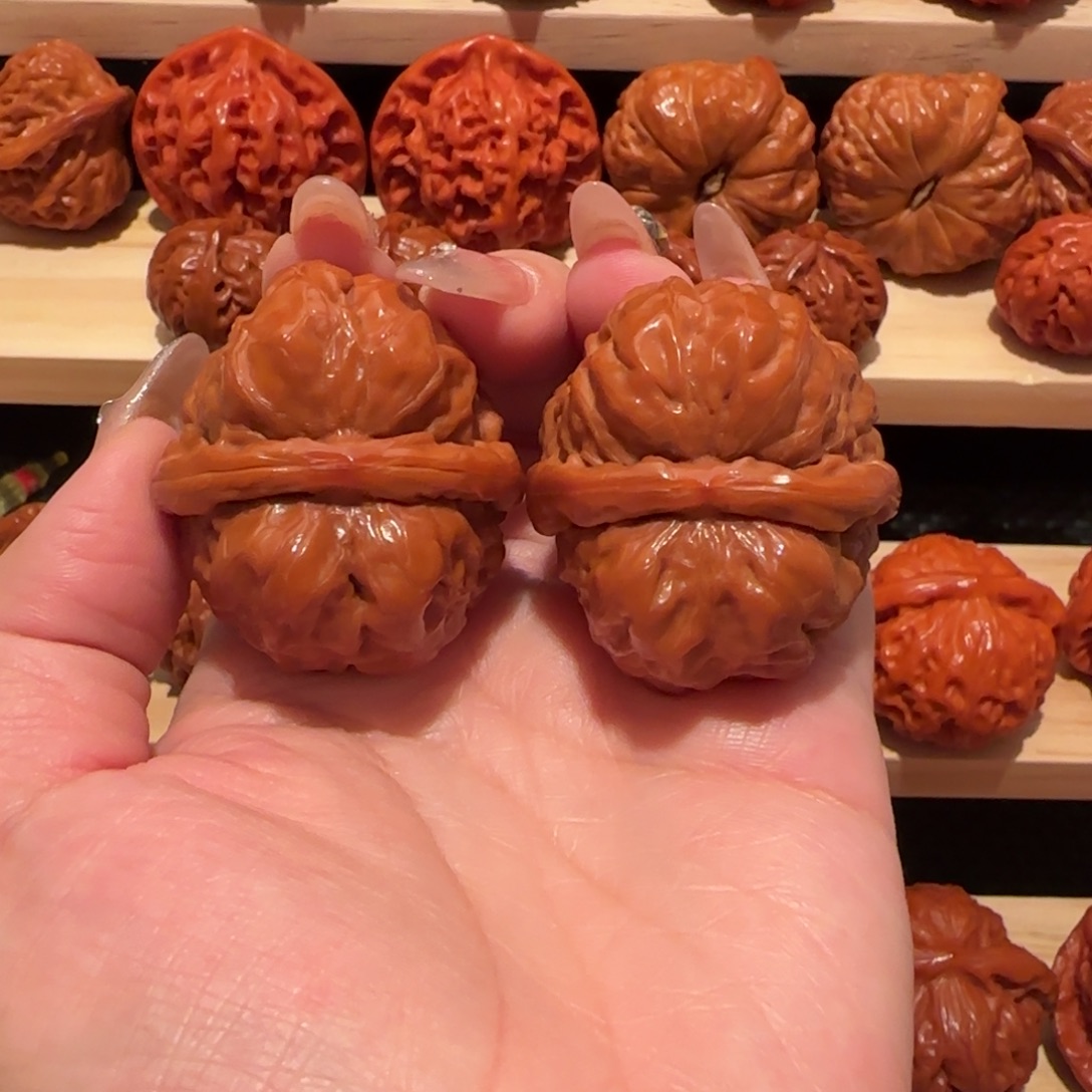 吊坠文玩核桃蛤蟆头38精品2761