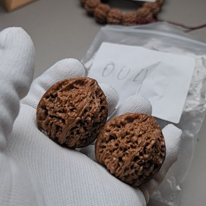 文玩核桃把件004号纯手工打底