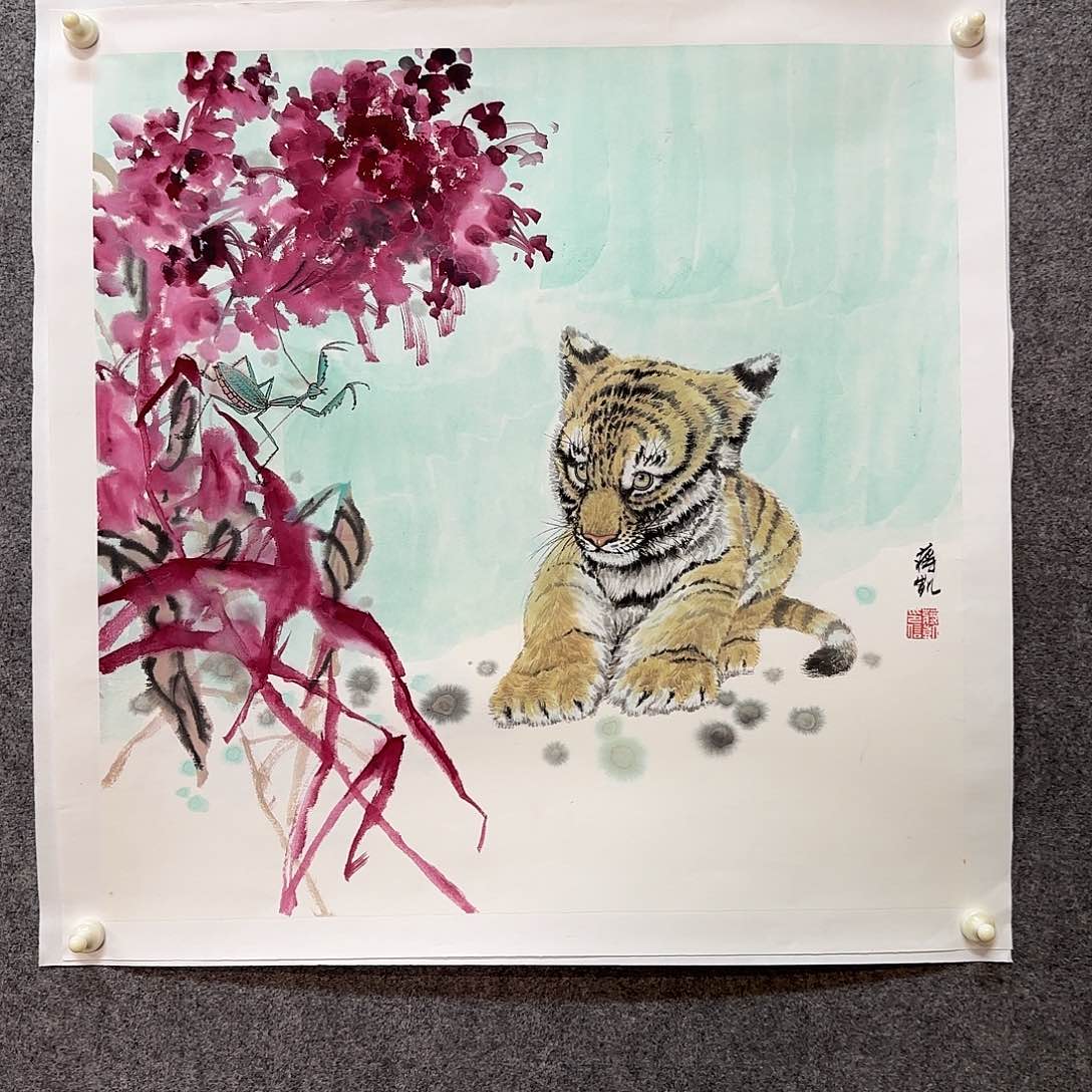 国画蒋凯老师手绘作品