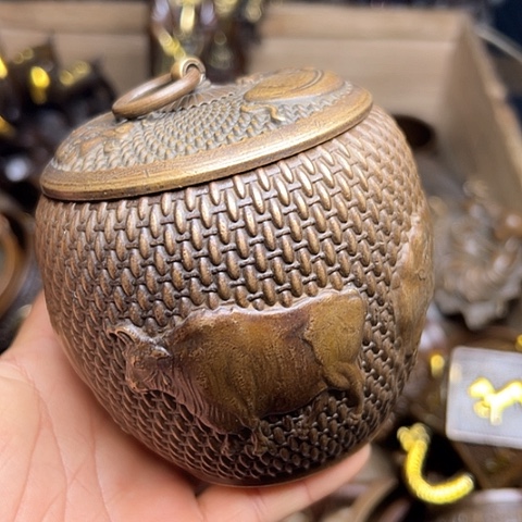 铜制文玩把玩物件