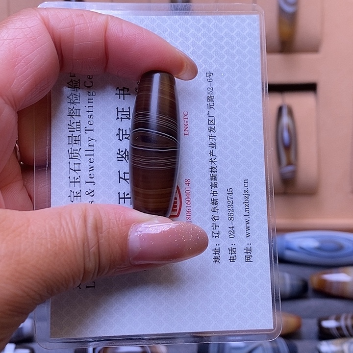 巴***板玛瑙/玉髓未镶嵌颈饰