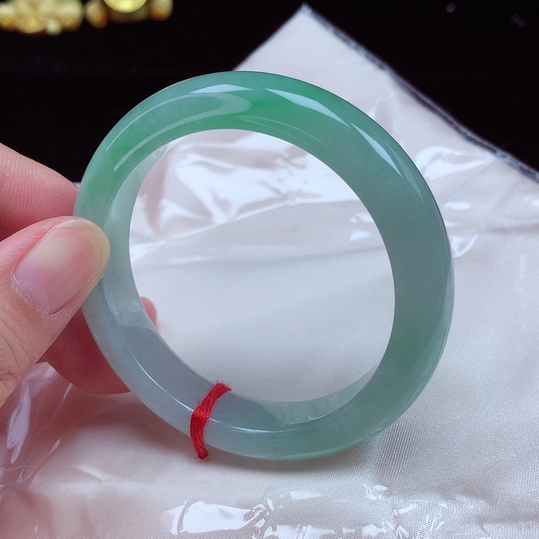 未镶嵌手镯翡翠54圈