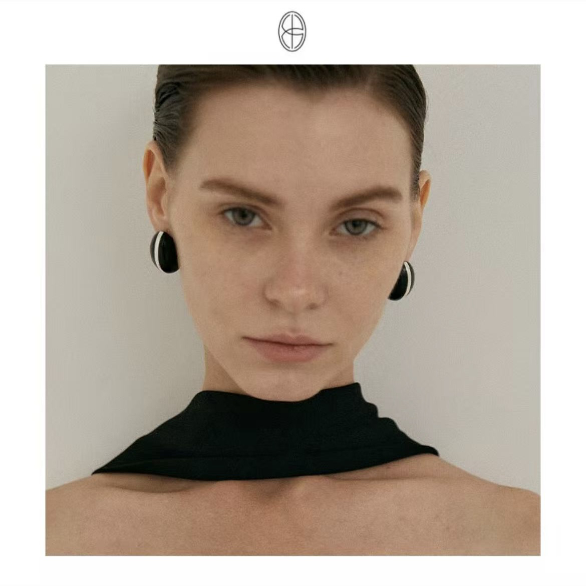 LEMAIRE · 耳D 原创艺术感椭圆耳H环