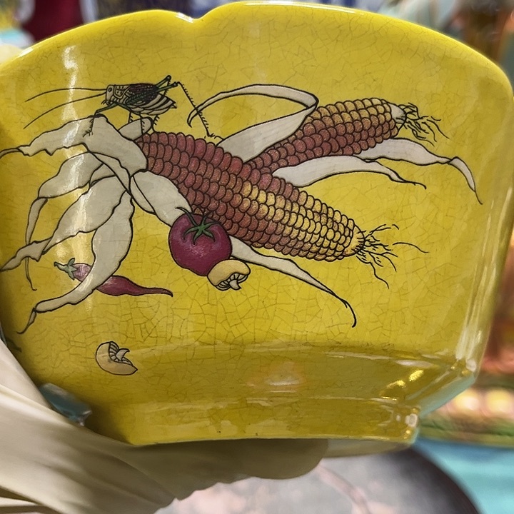 盖碗摆件摆件摆件瓷器