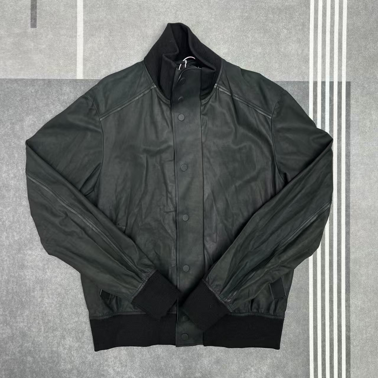 未使用 maje 布鲁提秋季新款小众翻领机车皮夹克