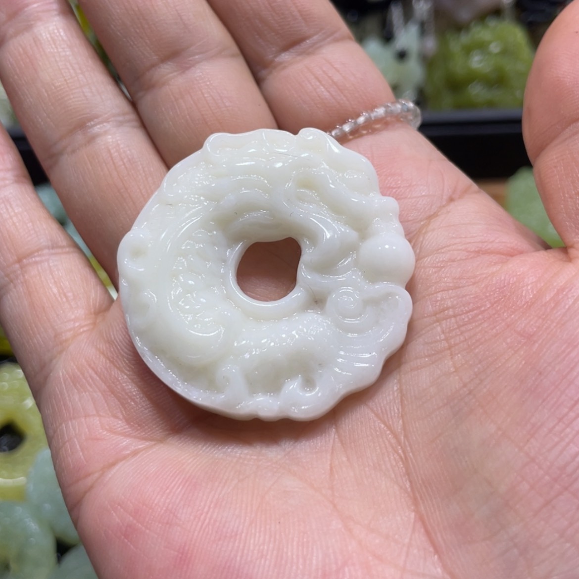 【闪购商品】岫玉颈饰未镶嵌131吊坠