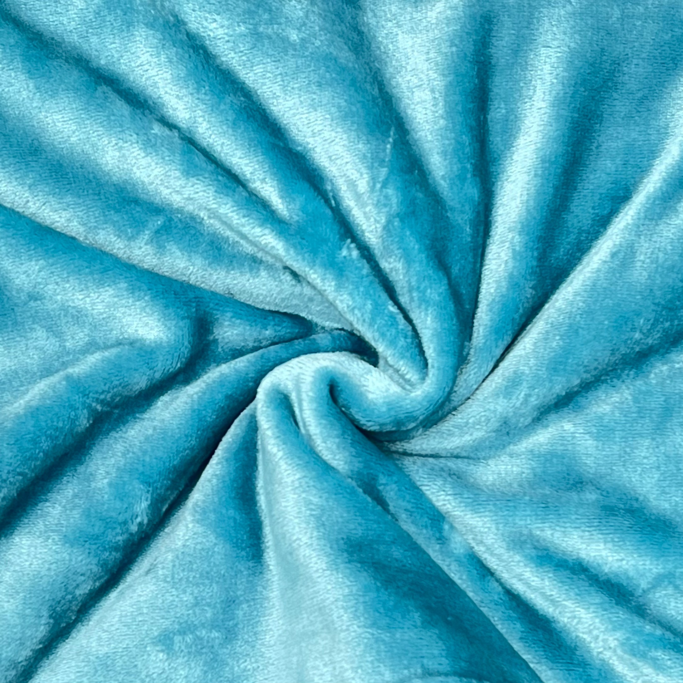 湖蓝色纯色【150*200】多功能双面绒毛毯休闲午休空调沙发保暖床单