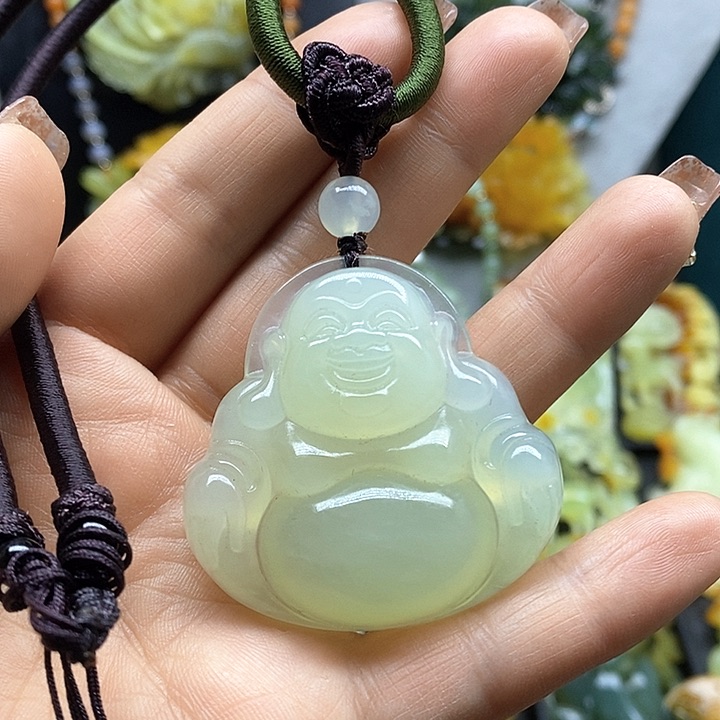 蛇纹石玉挂件未镶嵌