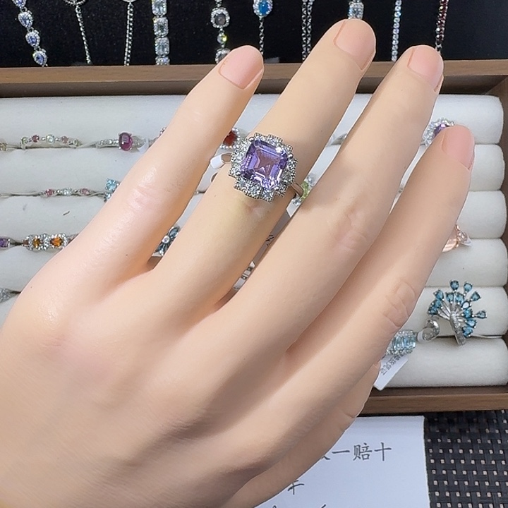 戒指未镶嵌紫晶445