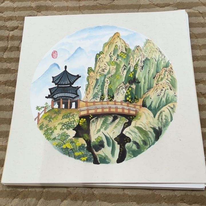 国画花鸟的翅膀和翅膀是