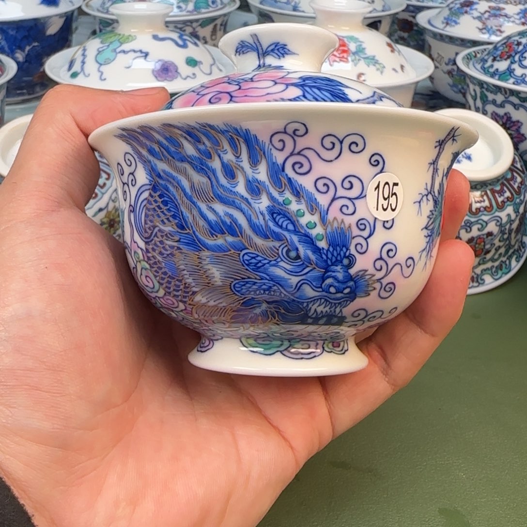 彦祖纯手工手绘茶具195