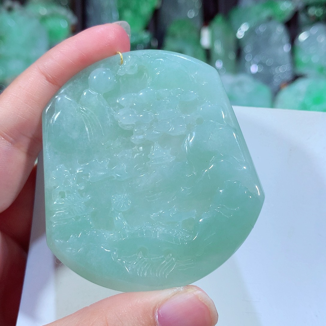 翡翠吊坠(不含链)未镶嵌