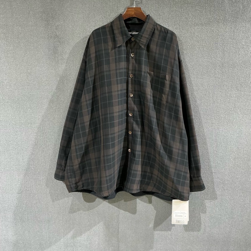 未使用 maje our legacy（pm）格纹衬衫外套 全新带吊48码/1517