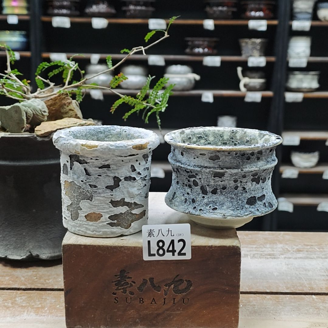 陶素八九陶瓷内口两个