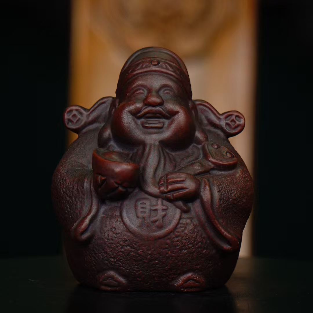 大元宝财神 宜兴摆件