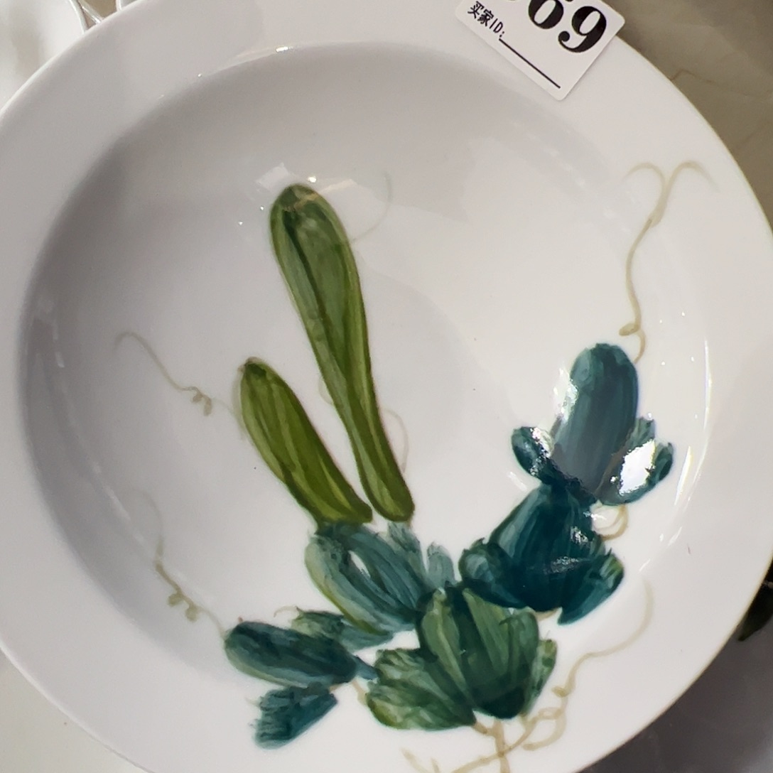 瓷片景德镇陶瓷手工手绘制作