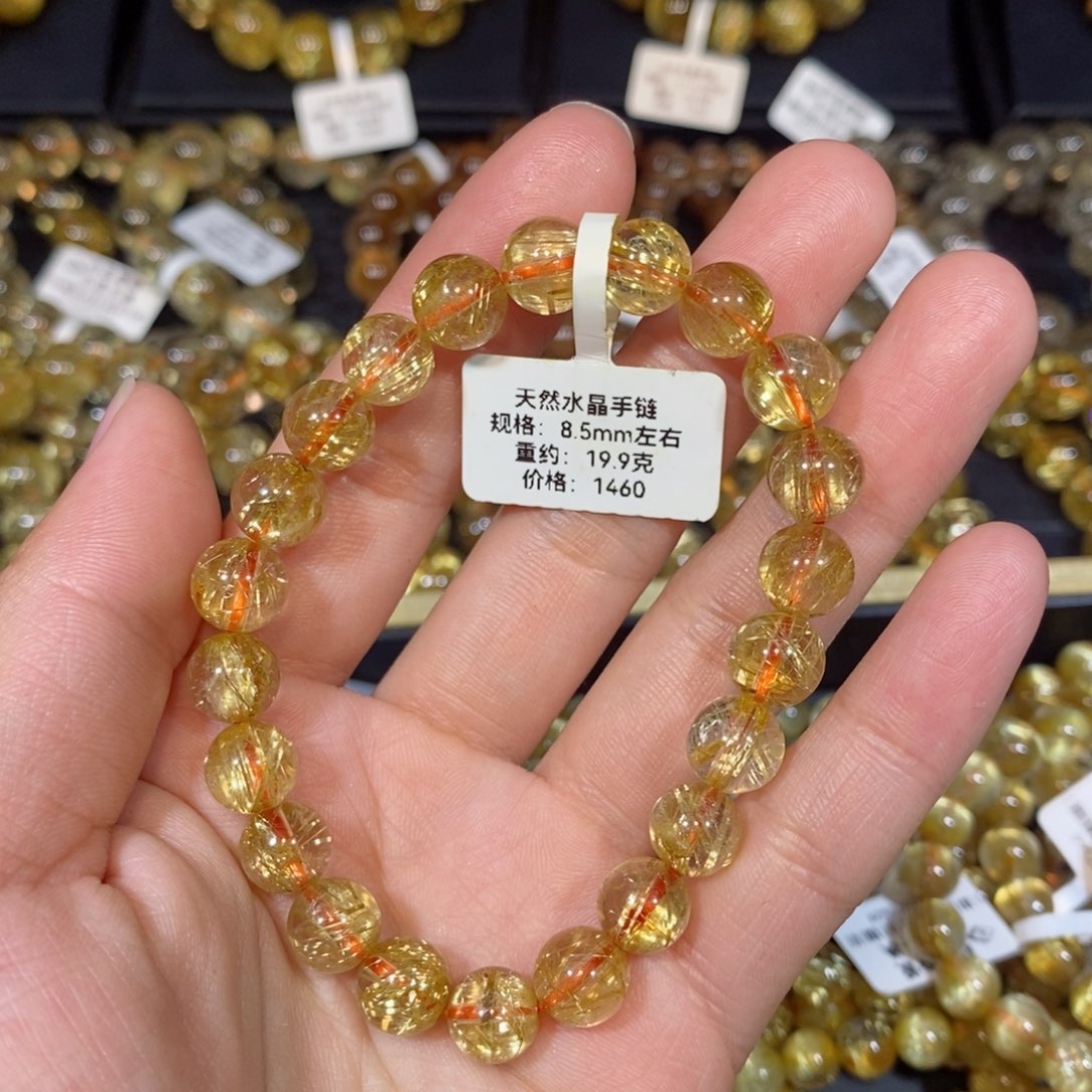 水晶手链未镶嵌手链8.5mm 瑾