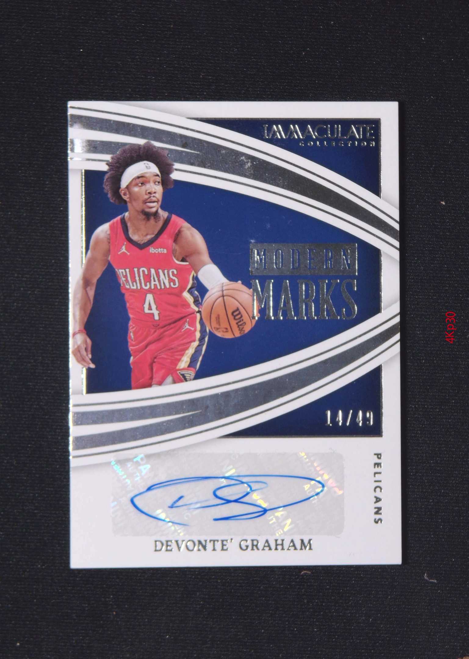 【直播开价】德文特 格雷厄姆 49编 imm系列 亲笔签名 球星卡包邮