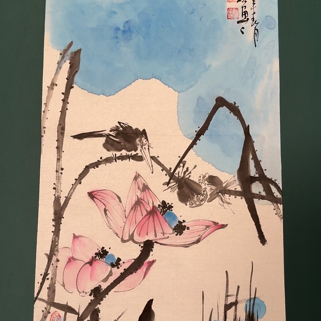 国画溥老师的作品