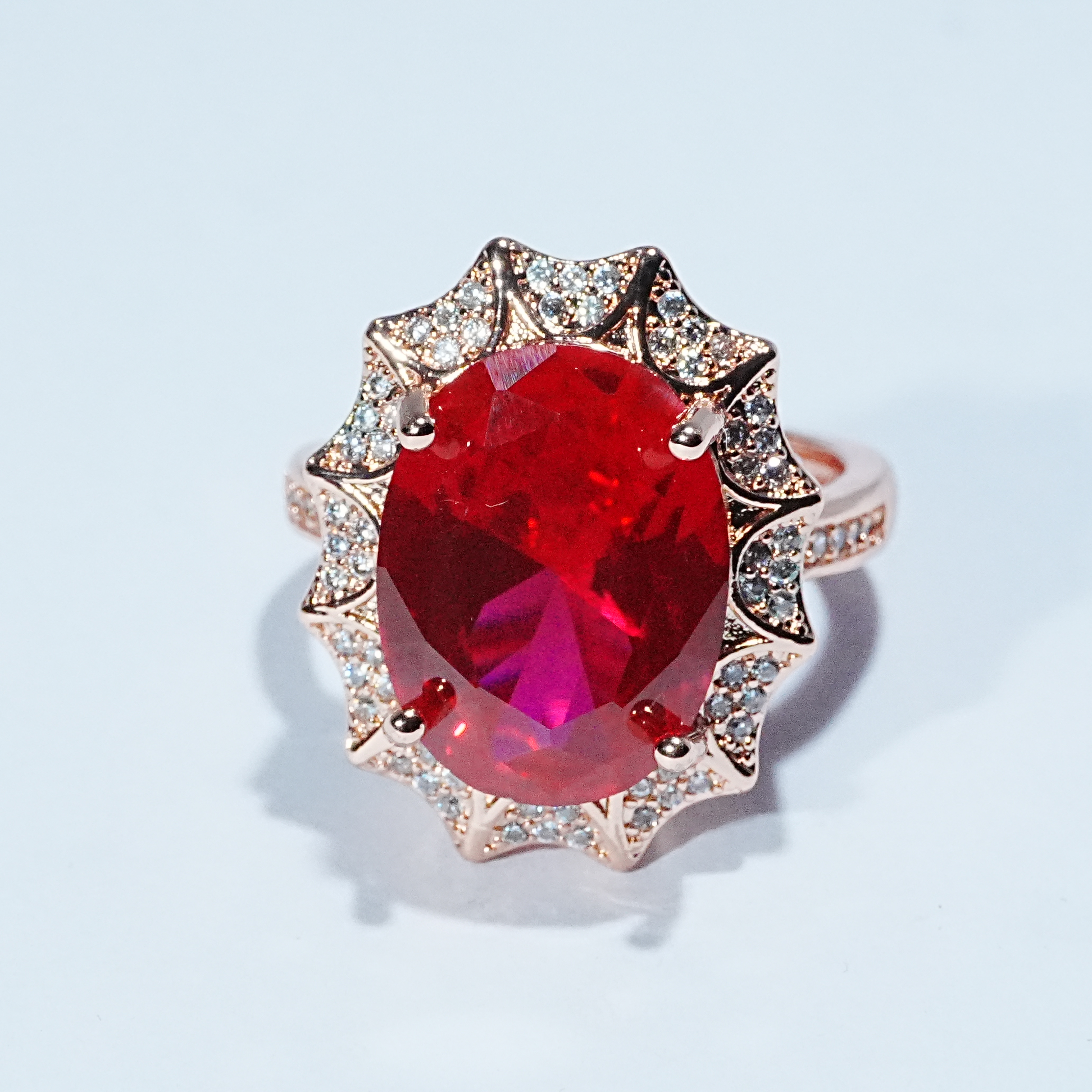 矿区高定-典藏轻奢-红宝石-戒指-a207