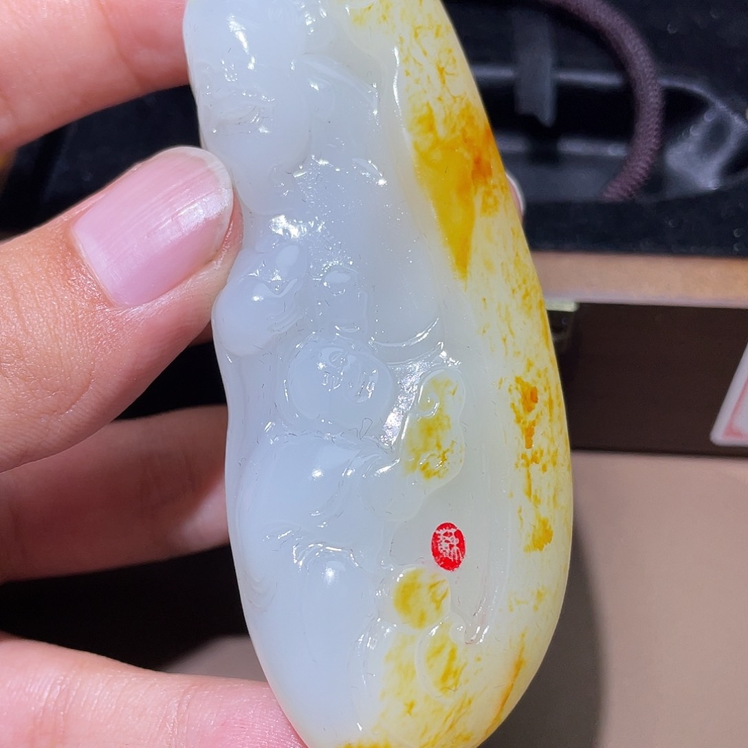 和田玉颈饰未镶嵌Y