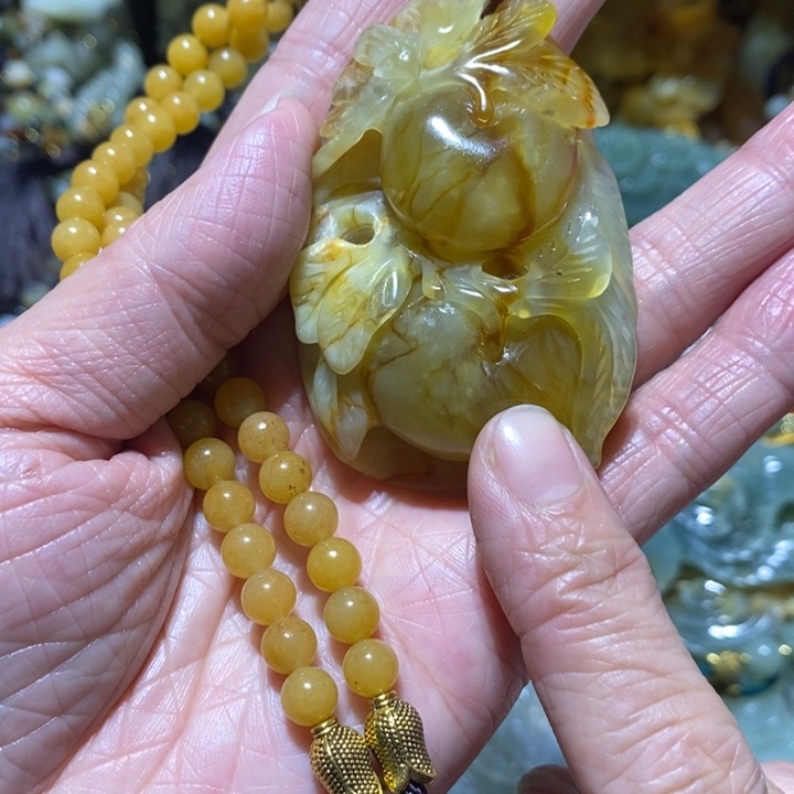 岫玉岫玉吊坠未镶嵌