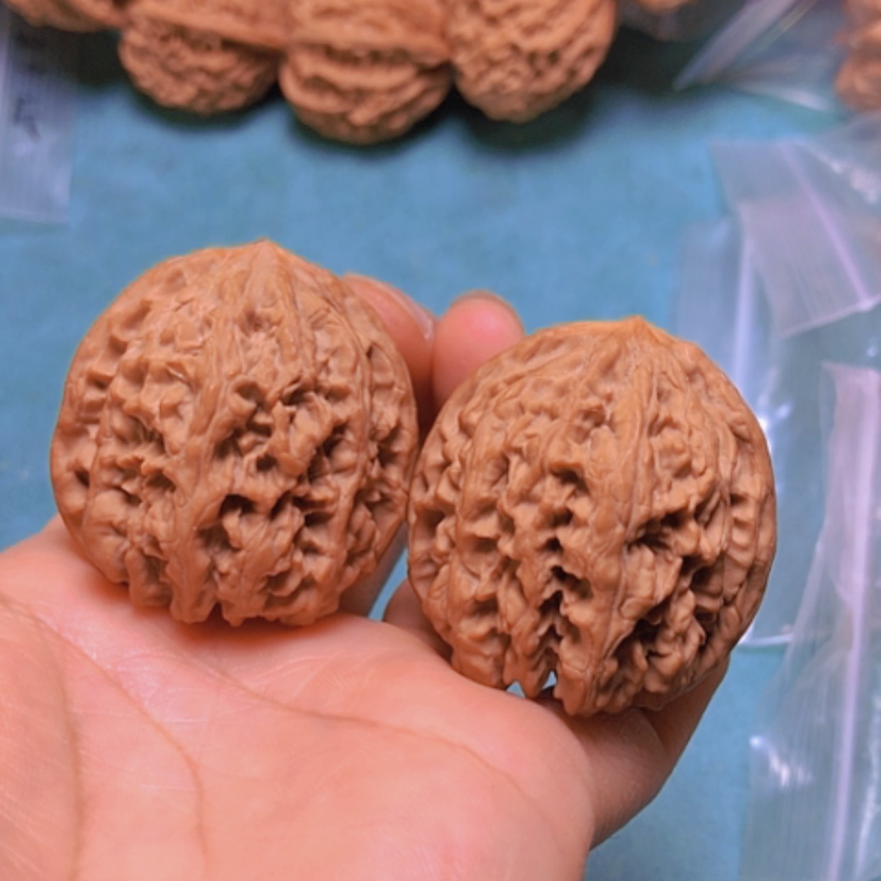 【闪购商品】核桃摆件37.5野牛有修