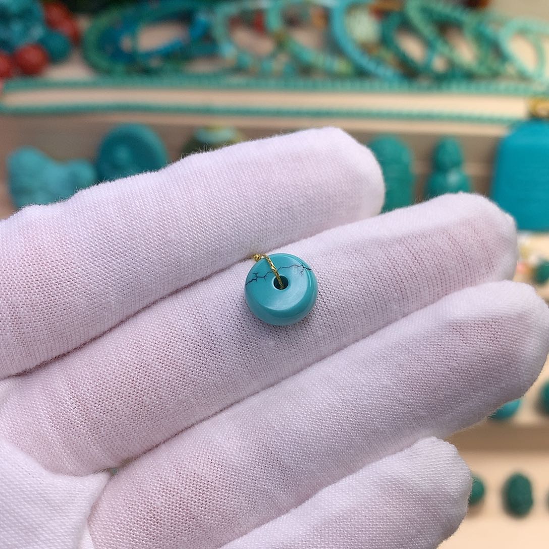 绿松石珠宝半成品未镶嵌