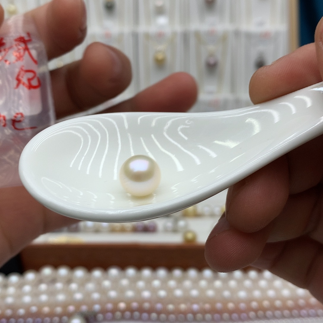 吊坠(不含链)银S925镶嵌淡水珍珠