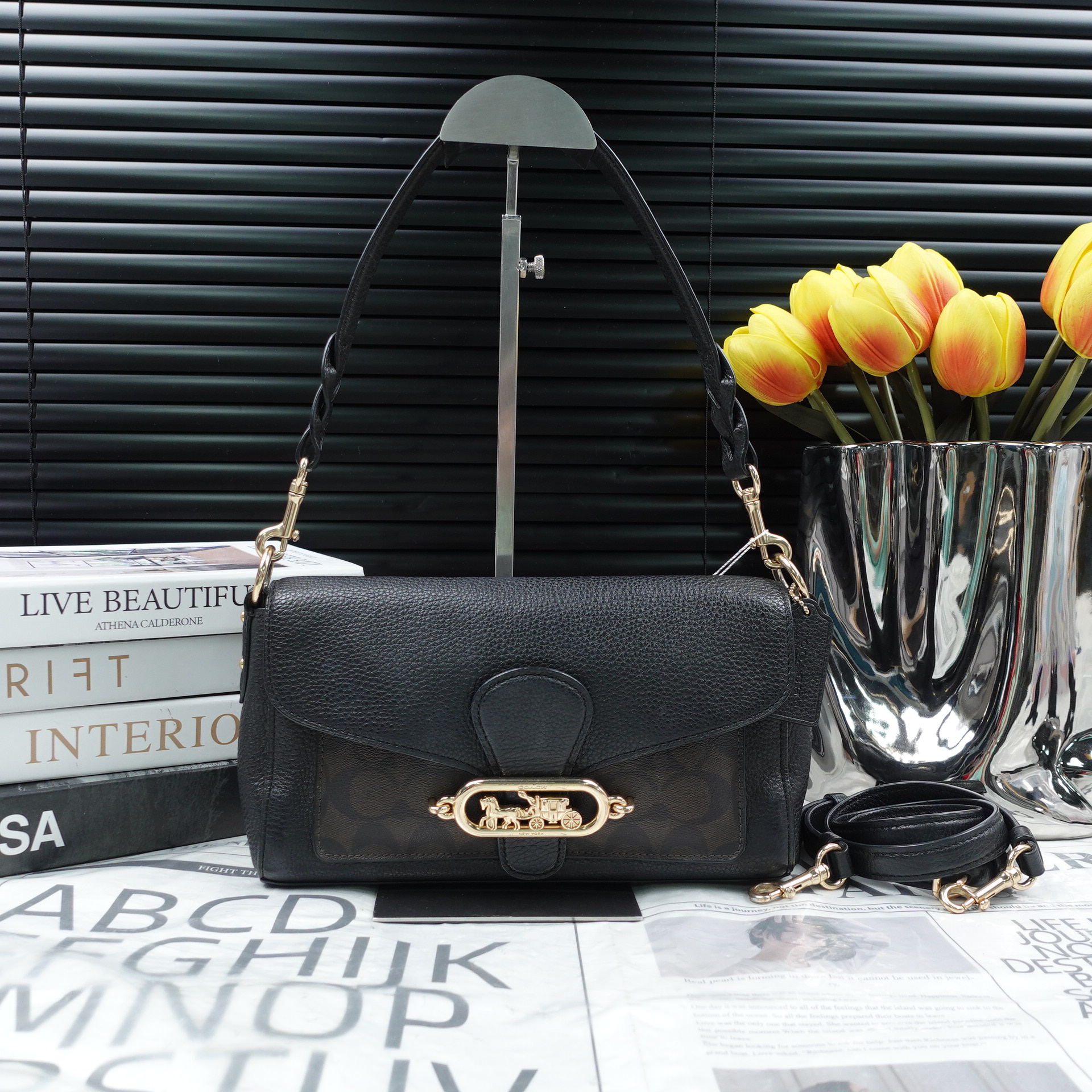 95新 COACH/蔻驰 单肩包/T10328342