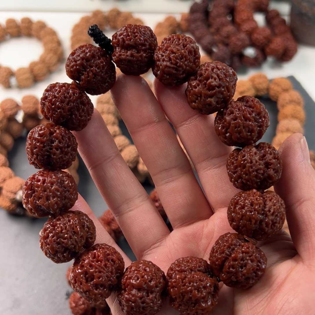 金刚菩提手串烛龙轻奢23(头部皮色略浅）