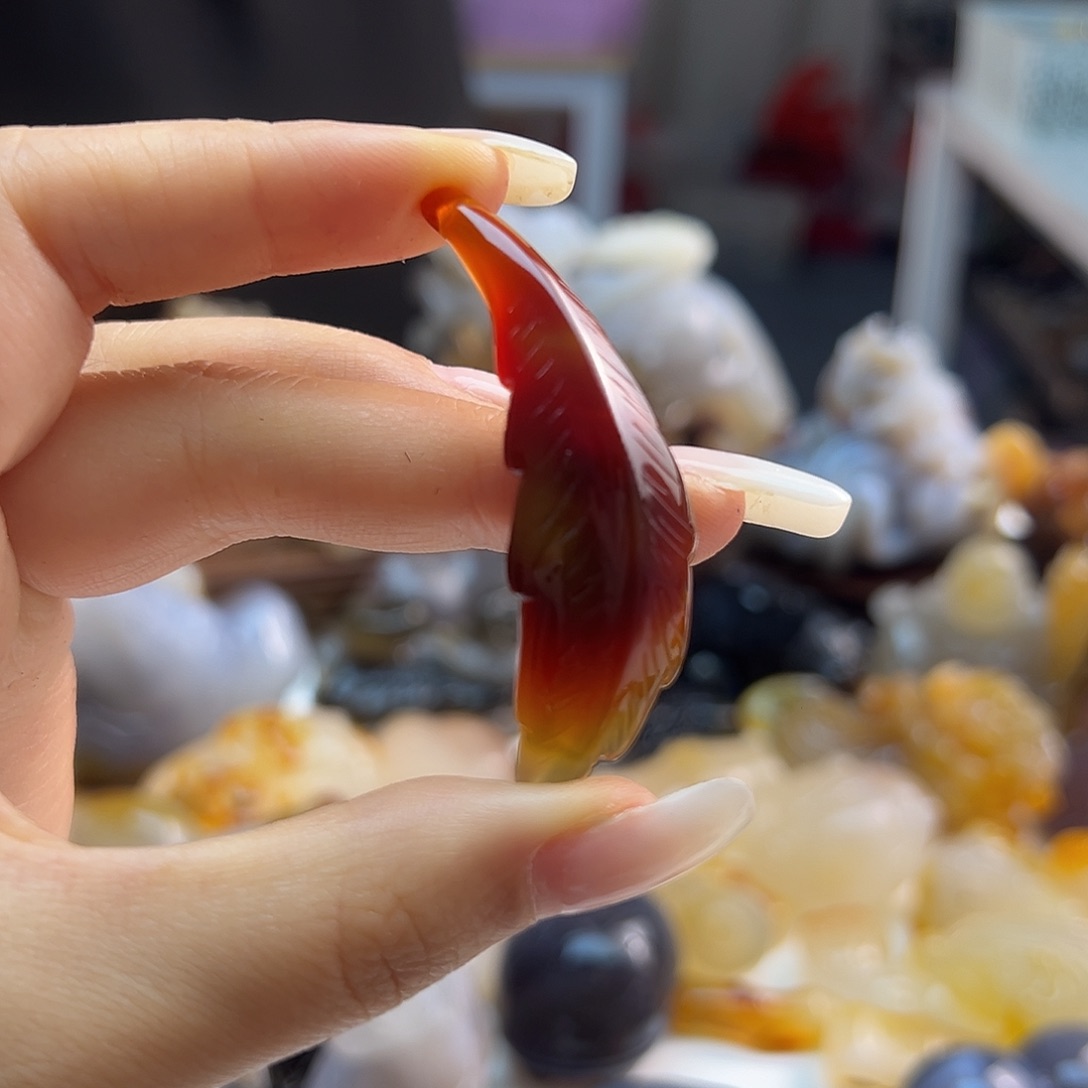 玛瑙/玉髓未镶嵌吊坠(不含链)