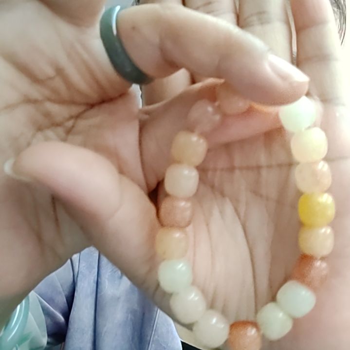 石英质玉（黄龙玉）未镶嵌手串