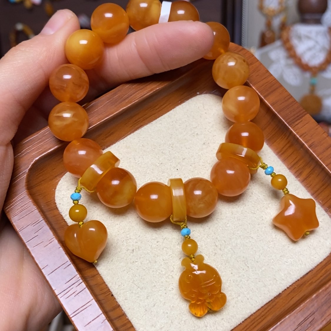 【闪购商品】手链蜜蜡未镶嵌手串