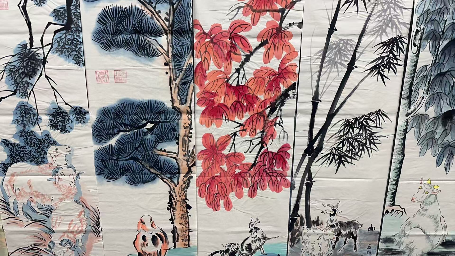 【优斯特】精品十二条屏装饰画通用链接